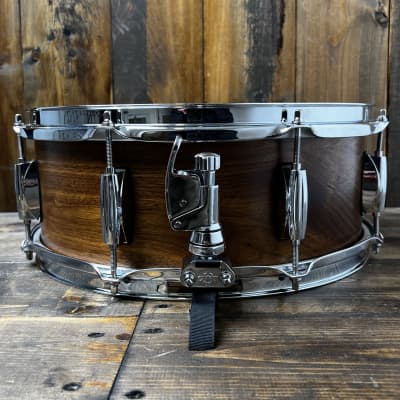 Woods 3ply Walnut 14x5.5 Snare Drum - Natural image 2