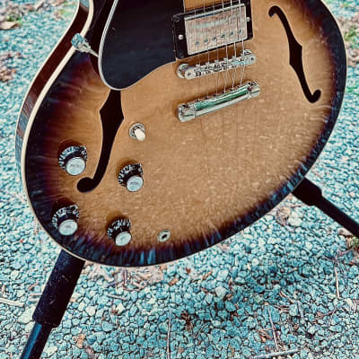 Rare” * Left Handed* 61’ vintage reissue, Gibson ES - 335 2021 - Nitrocellulose/Vintage ES-335  2021 - Tobacco Sunburst image 5