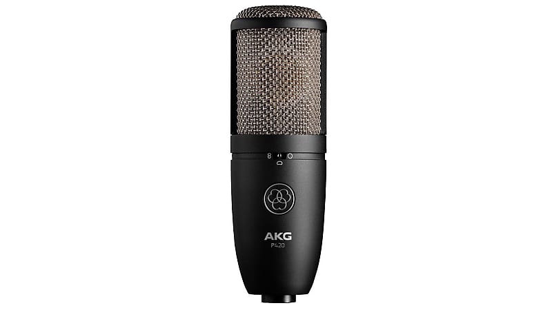 AKG P420 Microphone Stereo Pair w/ 2 15-foot XLR Mogami Cables Bundle