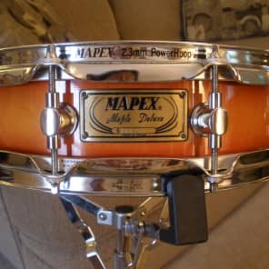 Mapex Maple Deluxe Piccolo Snare Drum 90's Tobacco Fade 13