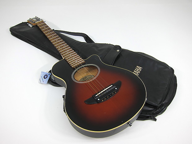 Teeny Tiny Yamaha APXT-1 Guitar Proud Electric Acoustics Travel Guitar Nice  Original with Bag!