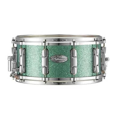 Pearl RF1465S/C413 Reference Series 6.5x14" 20-Ply Snare Drum in Turquoise Glass (Made to Order) image 1