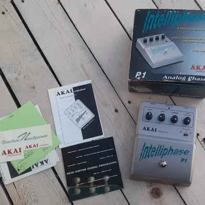 Akai Intelliphase P1 Guitar/Bass Phaser Pedal 1980s Japan