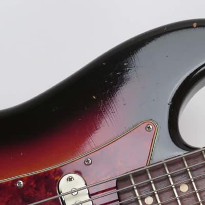 Fender Bass VI 1963 Sunburst ~ Slab Board ~ Original Case image 14
