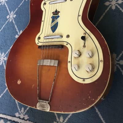Silvertone Jimmy Reed Electric Guitar 1959 Tobacco Burst image 4