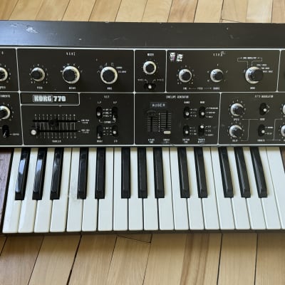 Korg 770 Analog Synthesizer 1970s - Black