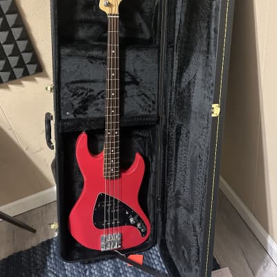 Fender JP-90 Early 1990s Made in USA Red 4 String Bass for sale