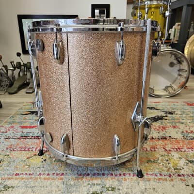 Gretsch Round Badge 'Name Band' Kit in Champagne Sparkle 22-16-13" image 15