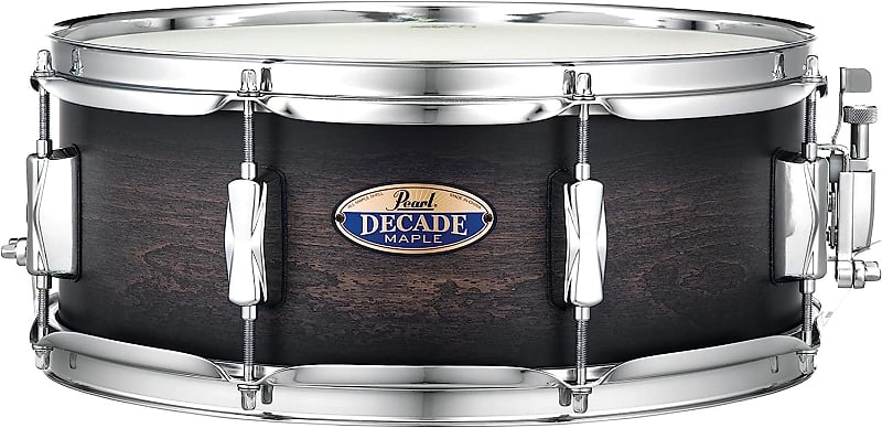 Pearl Snare Drum, Satin Blackburst (DMP1455S/C262) image 1