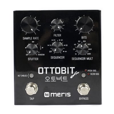 Meris Ottobit Jr. Stereo Bitcrusher Pedal with Low-Pass Filter and Tap Tempo image 4