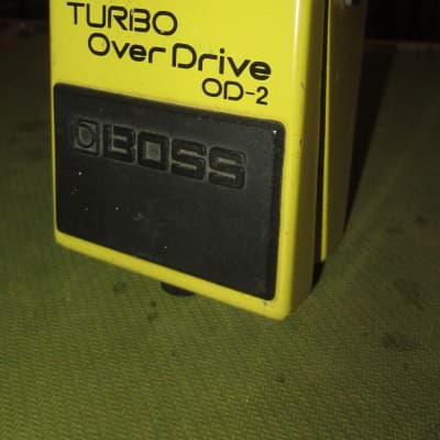 1998 BOSS OD-2 Black Label Yellow image 1