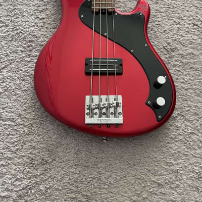 Fender Modern Player Dimension Bass 2014 MIC Candy Apple Red 4-String Guitar image 2
