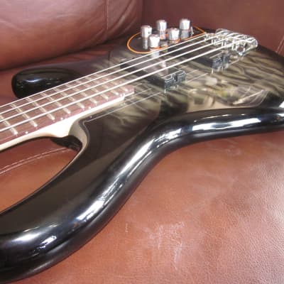 Cort Action DLX Plus 4-String Electric Bass (Faded Grey Burst) image 1