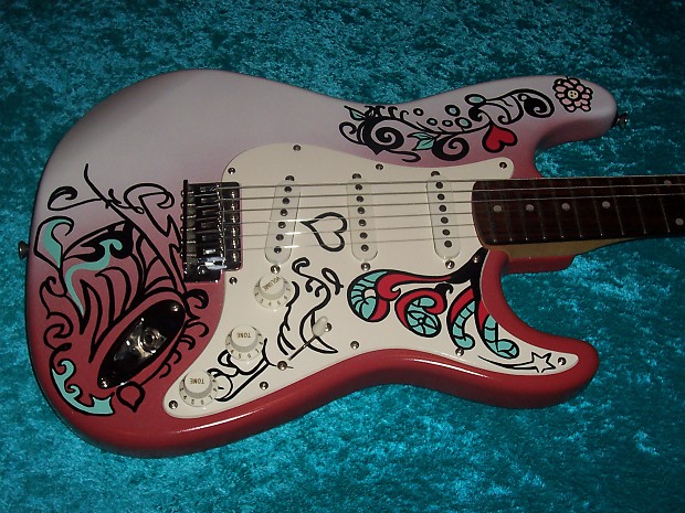 Jimi hendrix squier shop strat