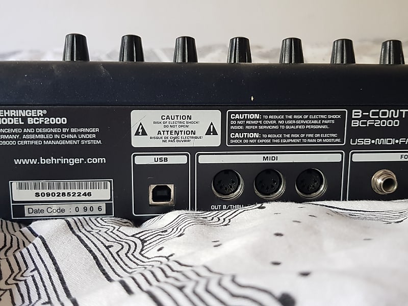 Behringer B-Control BCF2000 USB MIDI DAW Fader Controller