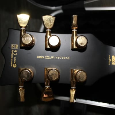 ESP LTD ESP LTD EC-1000 2014 matte black / gold 2014 matte black/gold image 5