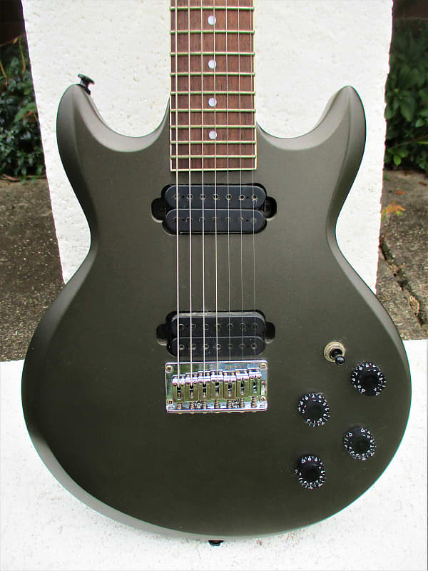 Ibanez AX 7221 7 String Guitar, 1991, Made In Korea, Pewter