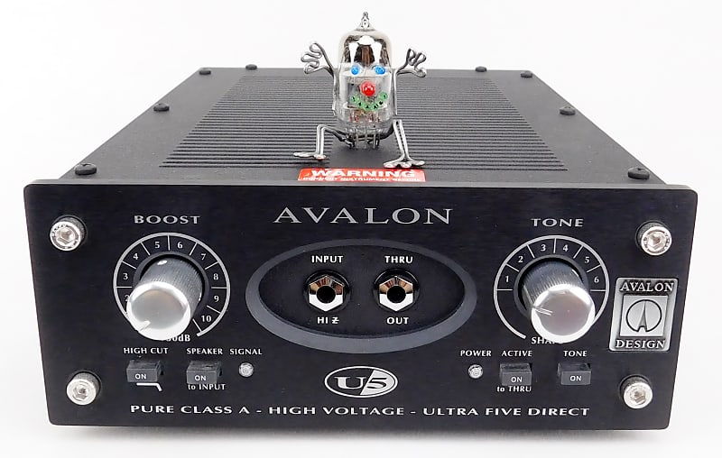 Avalon U5 Mono Black Instrument & DI Preamp +Neuwertig +OVP+