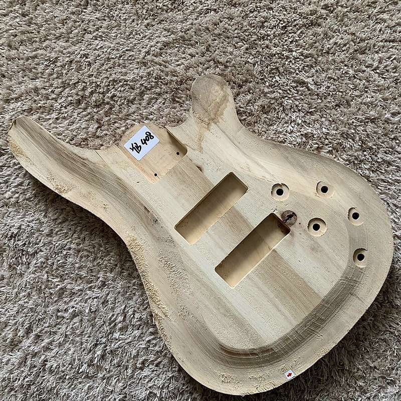Unfinished Solid Basswood Bass Guitar Body Reverb UK