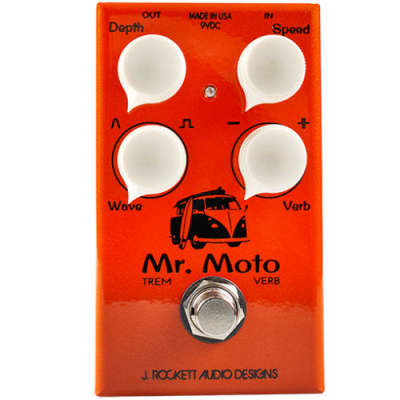 Mint J.Rockett Mr. Moto - Trem and Reverb Guitar Effects Pedal for sale