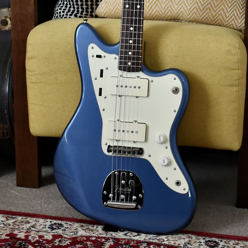 2011 Fender Japan JM66 Jazzmaster Old Lake Placid Blue (OLB) with Paperwork, MIJ, Offset, All Original image 1