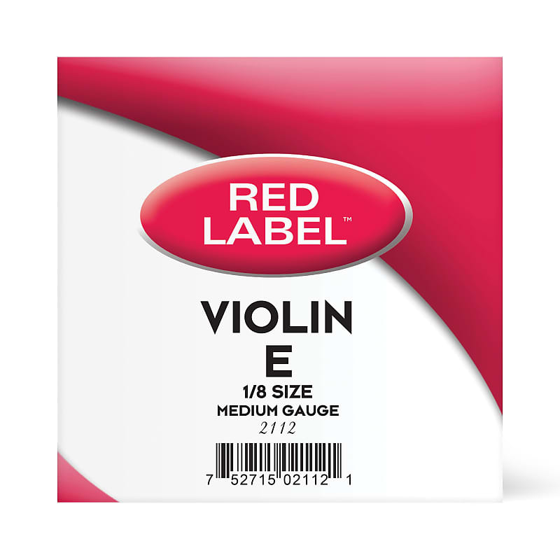 Red Label Violin E Single String 1/8 image 1