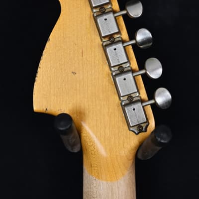 Fender '68 Landau Statocaster Jason Smith Masterbuilt from 2020 in Relic Black with original Hardcase image 10
