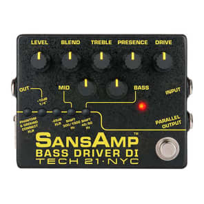 Tech 21 Sansamp Programmable Bass Driver | Reverb