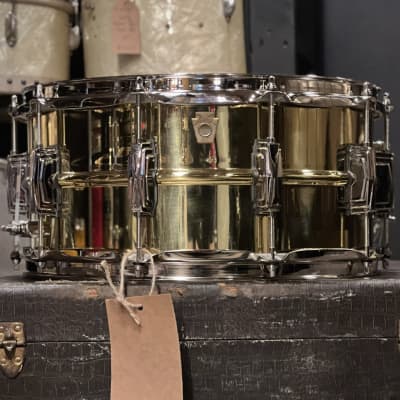 NEW Ludwig 6.5x14 Super Brass Snare Drum with Imperial Lugs image 1