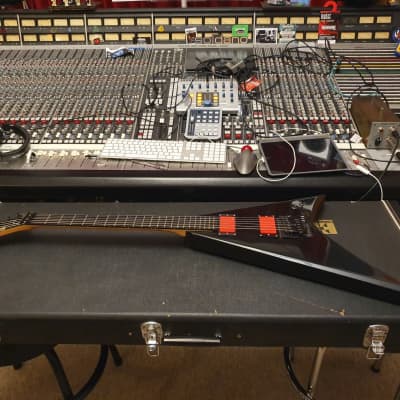 RARE Esp Custom Shop 80's Randy Rhoads Custom Flying V Alexi Laiho EMG Jackson Reverse Headstock image 15