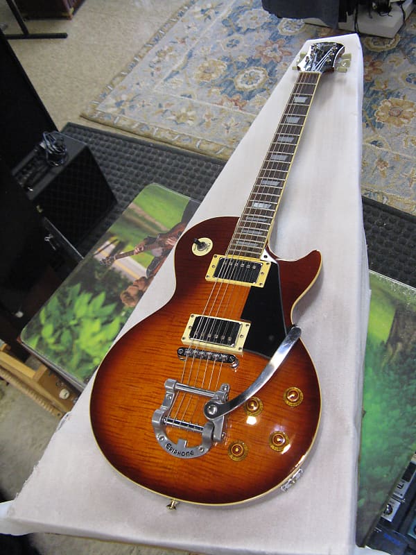 Epiphone Les Paul 1997 - Flame Top Sunburst W/Factory Epipone 