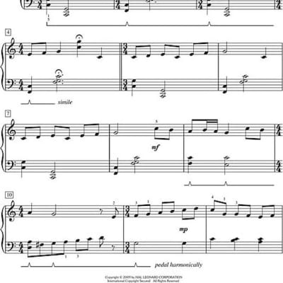 Easy Hymn Solos - Level 3 - 10 Stylish Arrangements image 4