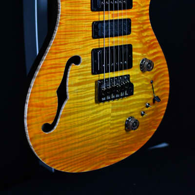 PRS Private Stock Special Semi-Hollow Limited-Edition Electric Guitar Citrus Glow #062 image 4