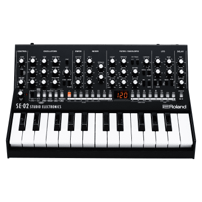 【タイムセール】Roland boutique SE-02 (専用ドック付) Roland SE-02 Boutique Series Synthesizer Module with K-25m