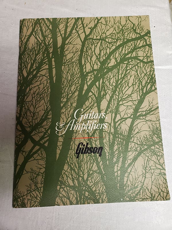 Vintage 1966 Gibson Guitar and Amplifiers Catalog Case Candy Reverb