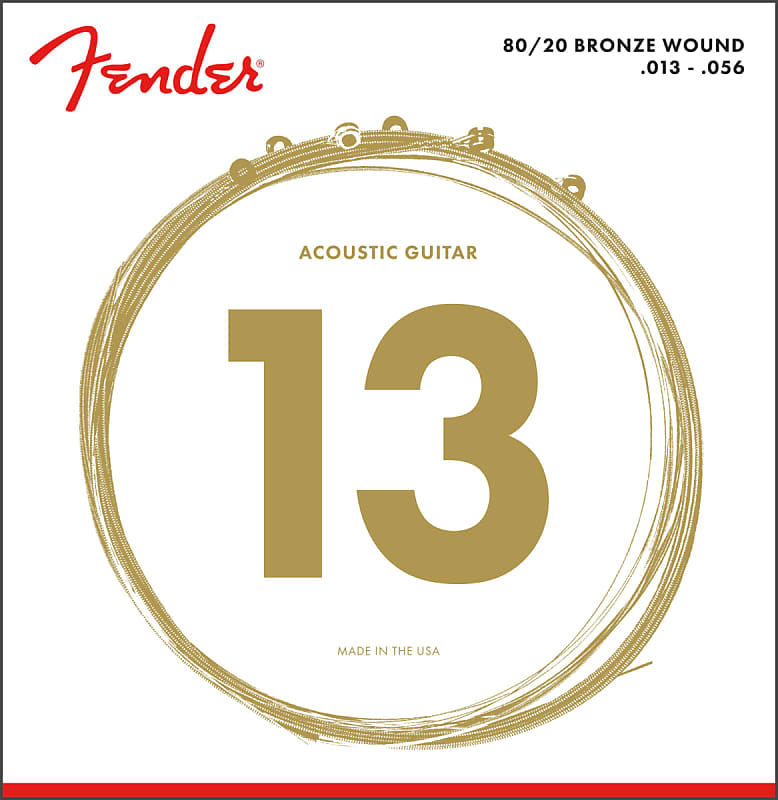 Fender Acoustic Strings 13-56 image 1