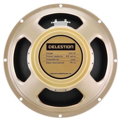 Celestion G12M-65 Creamback Guitar Speaker (12 Inch, 65 Watts, 16 Ohms)