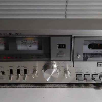 78 JVC KD-55 Silverface Cassette Deck Recorder SA Heads Super ANRS Excellent KD-55J Serviced #551 image 1