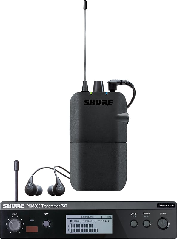 Shure PSM300 Wireless In-Ear Monitor System, G20 Band image 1