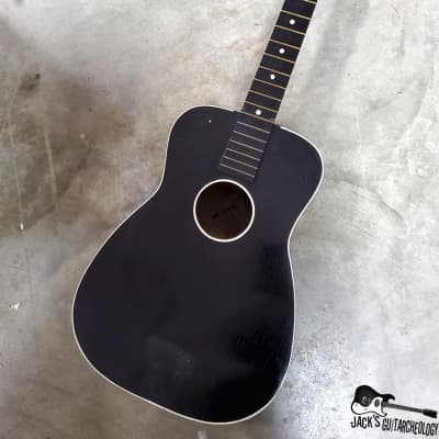 Luthier Special: Harmony / Kay / Truetone Guitar Husk Project (1950s, Black) image 1