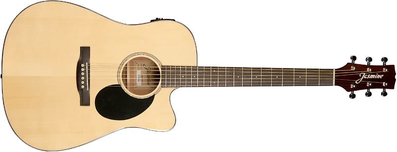 Jasmine Dreadnought JD-36CE Natural Acoustic Guitar image 1