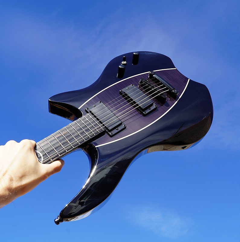Framus D Series Artist Line Devin Townsend Stormbender - Solid Black High Polish  6-String Electric Guitar w/ Gig Bag (2022) image 1