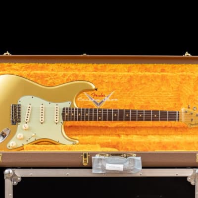 Fender Custom Shop CS 1960 Stratocaster Limited Edition LTD, Journeyman Relic Aged Aztec Gold image 15