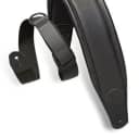 Levy's MRHGP-BLK Right Height Padded Leather Guitar Strap