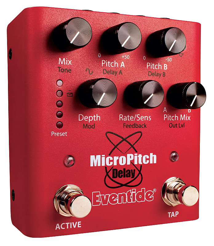 Eventide MicroPitch Delay ギターエフェクター Eventide MicroPitch Delay Effects Pedal Red | Guitar Center