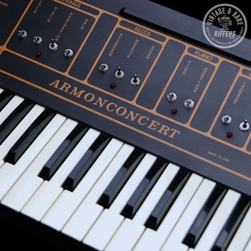 (Video) Super Rare *Serviced* 1970s ArmonConcert Italian Synthesizer | Armon Concert Vintage Keyboard Synth Electric Organ | Only 1/100 Made in Italy image 1