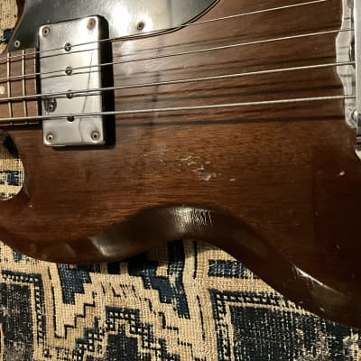1969 Gibson Eb0 “Walnut“ 7.5 LBS Featherweight Short Scale Bass OHSC image 11
