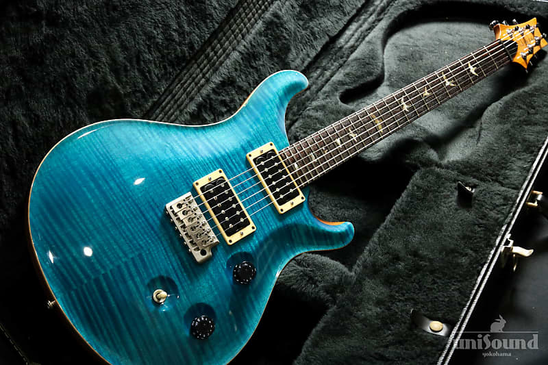 Paul Reed Smith Custom 24 10 Top 2004 Blue Matteo | Reverb