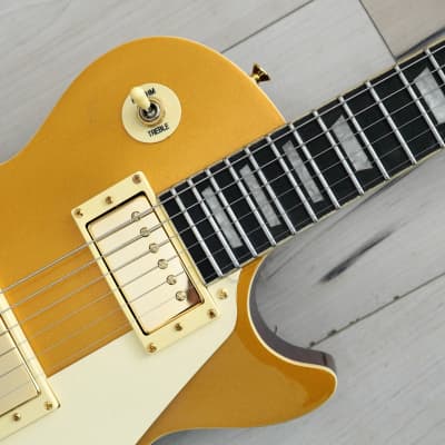AIO SC77 Electric Guitar - Gold Top w/SKB-56 Hard Case image 5