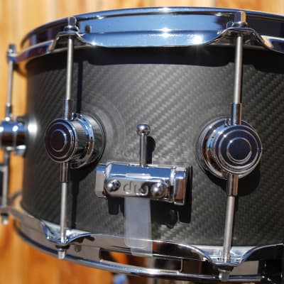 DW USA Collectors Series 1.5mm Pure Carbon Fiber Shell Snare Drum | 6.5" x 14" image 5